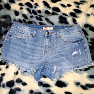 Cutoff Distressed Handcrafted Shorts